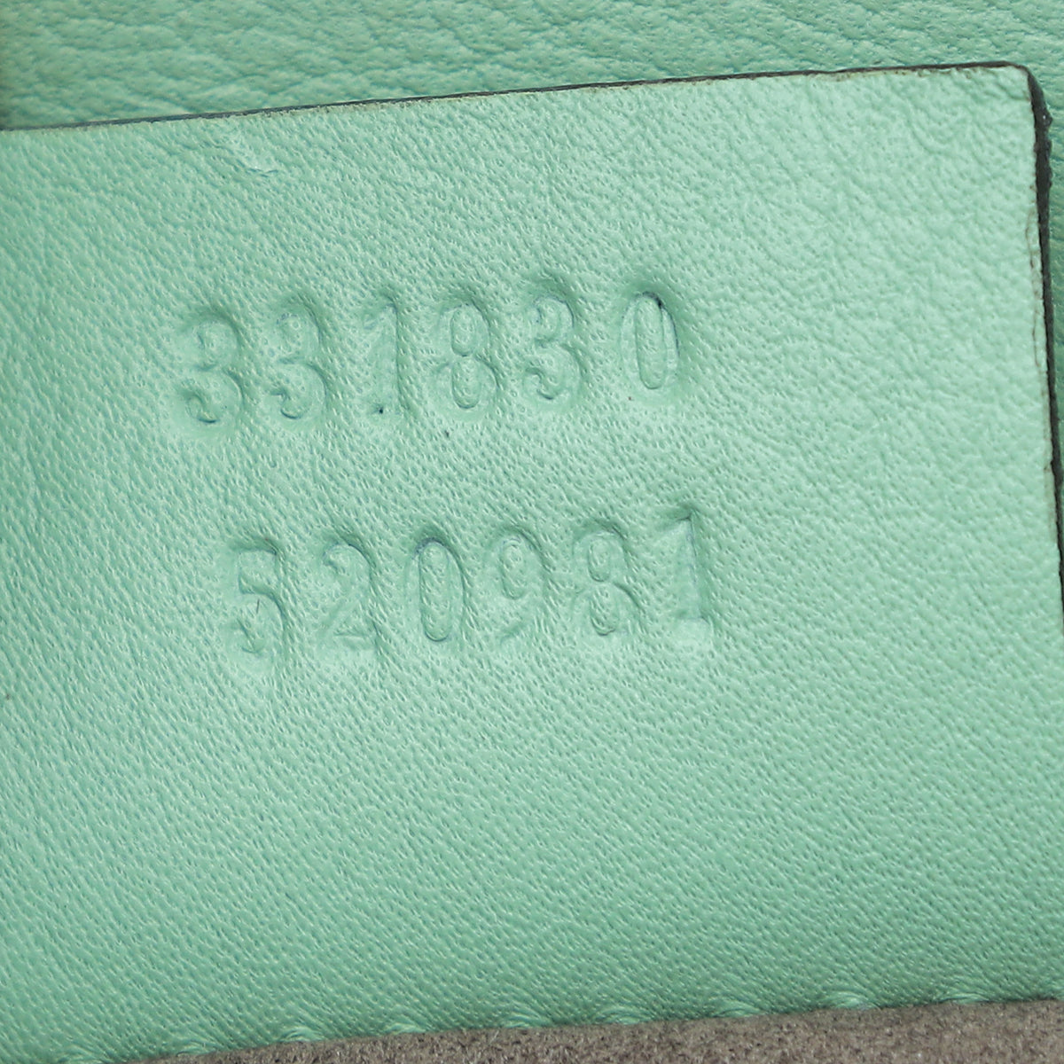 Gucci Mint Lady Lock Bamboo Top Handle Bag