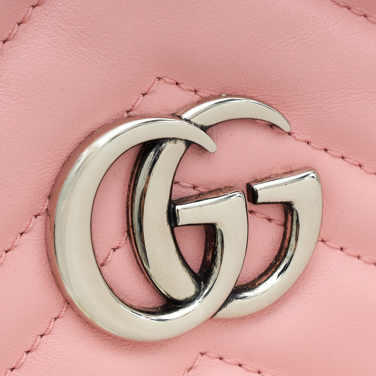 Gucci Pink GG Marmont Mini Bucket Bag