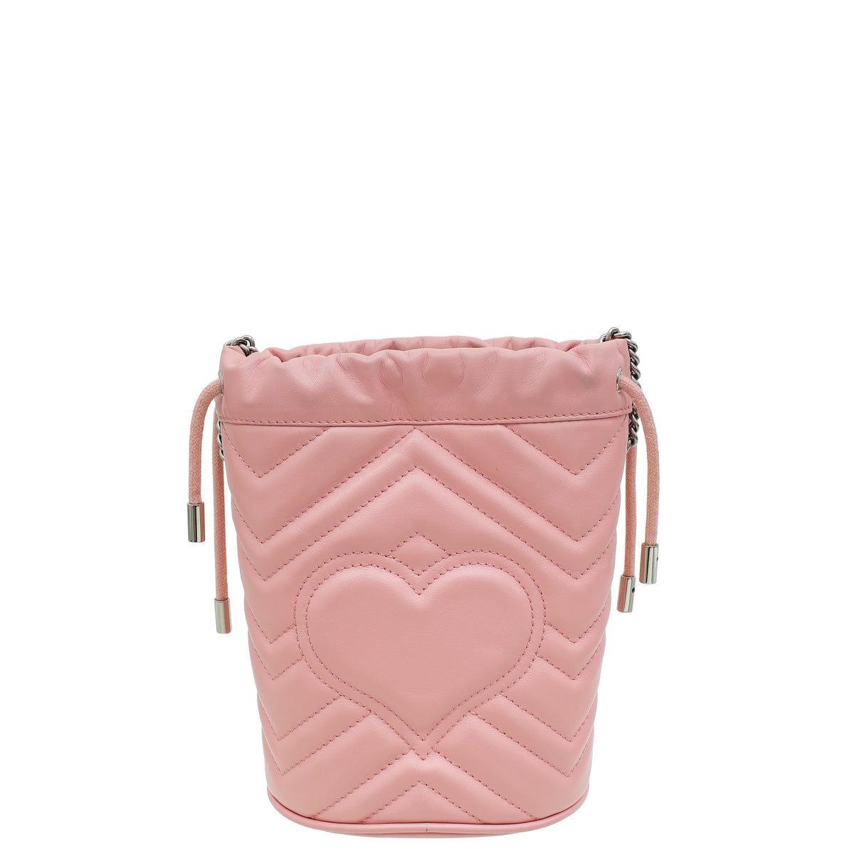 Gucci Pink GG Marmont Mini Bucket Bag