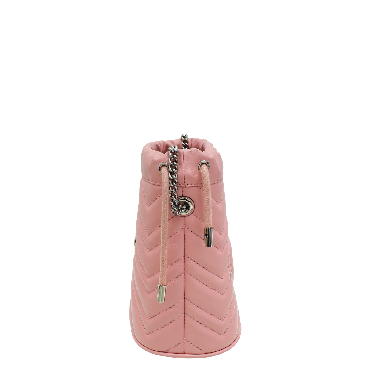 Gucci Pink GG Marmont Mini Bucket Bag