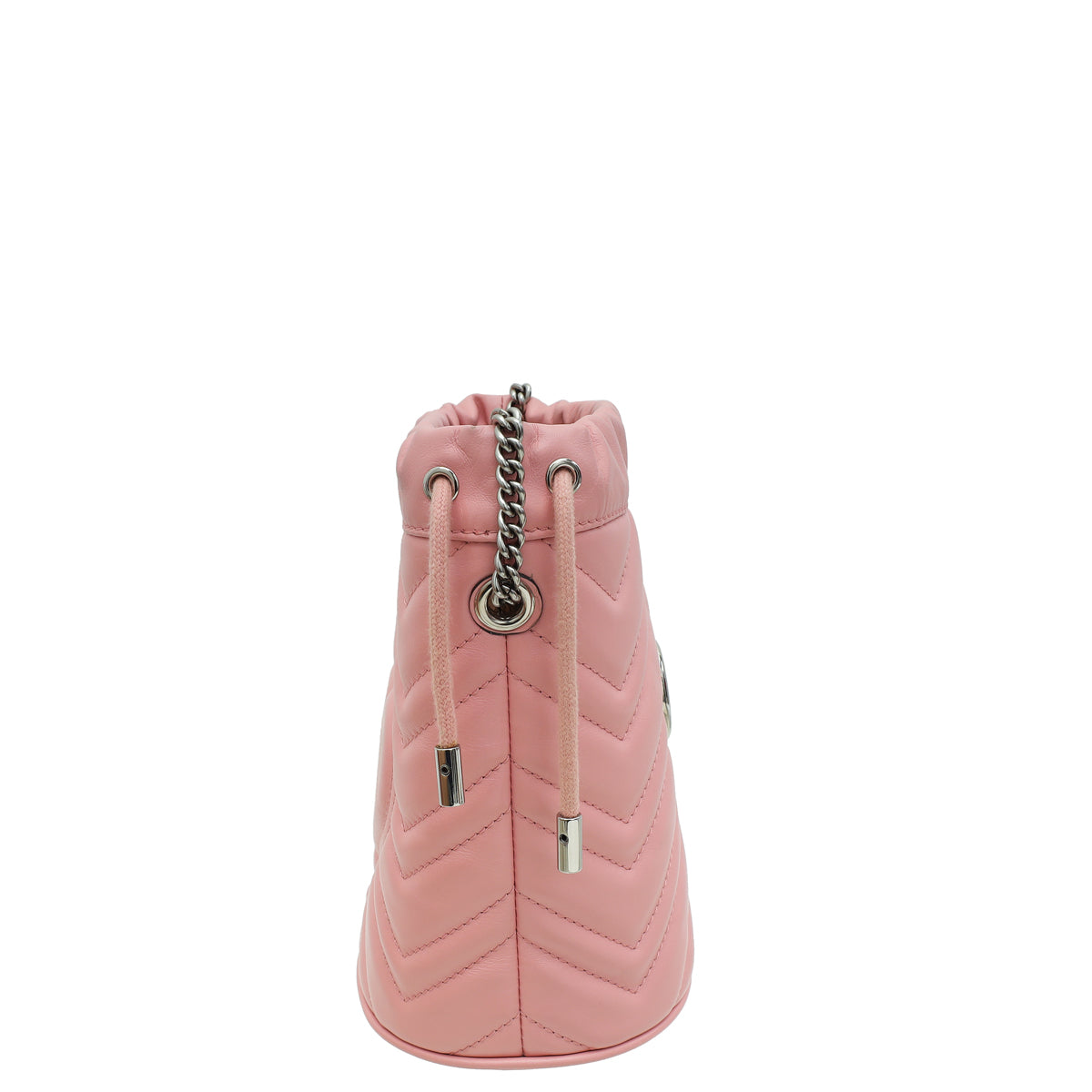 Gucci Pink GG Marmont Mini Bucket Bag