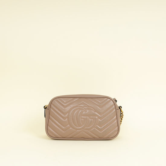 Gucci Rose Porcelaine GG Marmont Camera Small Bag