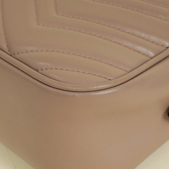 Gucci Rose Porcelaine GG Marmont Camera Small Bag