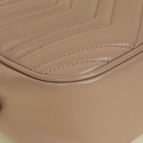 Gucci Rose Porcelaine GG Marmont Camera Small Bag