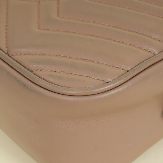 Gucci Rose Porcelaine GG Marmont Camera Small Bag