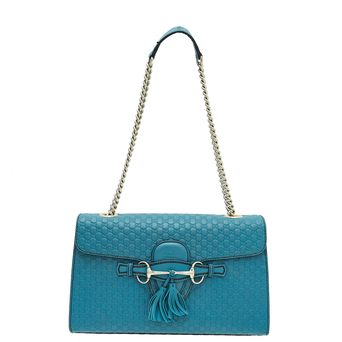 Gucci Tuquoise Microguccissima Emily Medium Bag