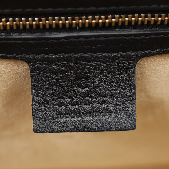 Gucci Black Python Padlock Medium Shoulder Bag-Gucci-THE CLOSET