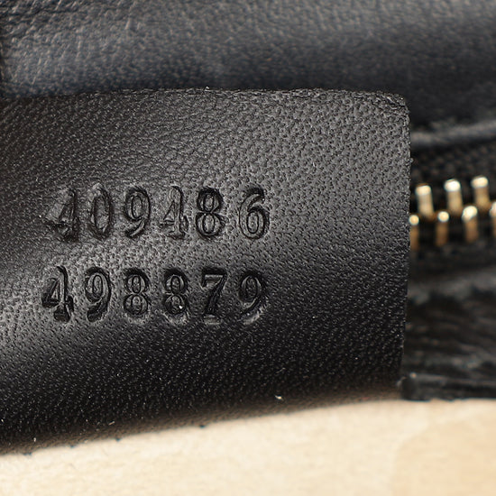 Gucci Black Python Padlock Medium Shoulder Bag-Gucci-THE CLOSET