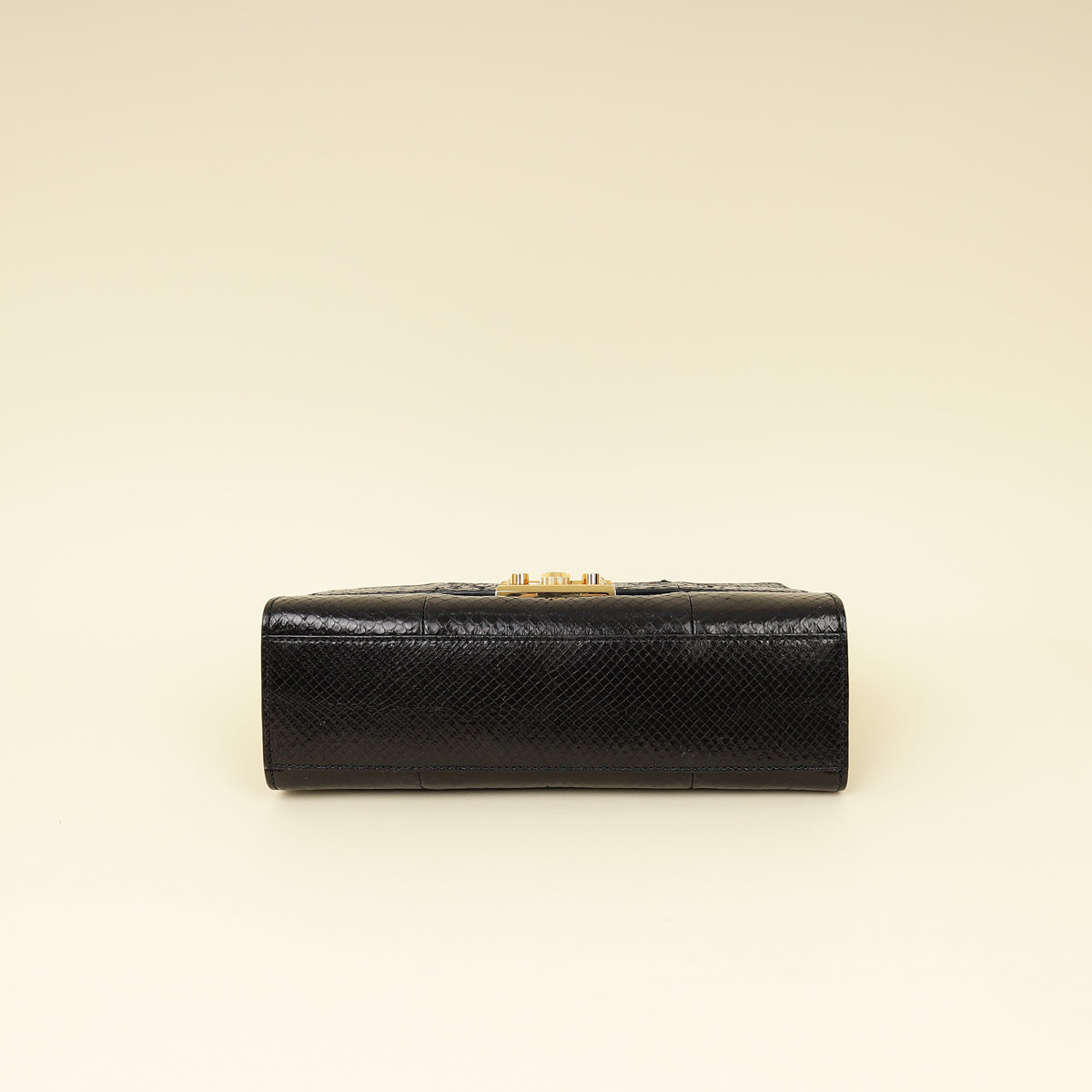 Gucci Black Python Padlock Medium Shoulder Bag-Gucci-THE CLOSET