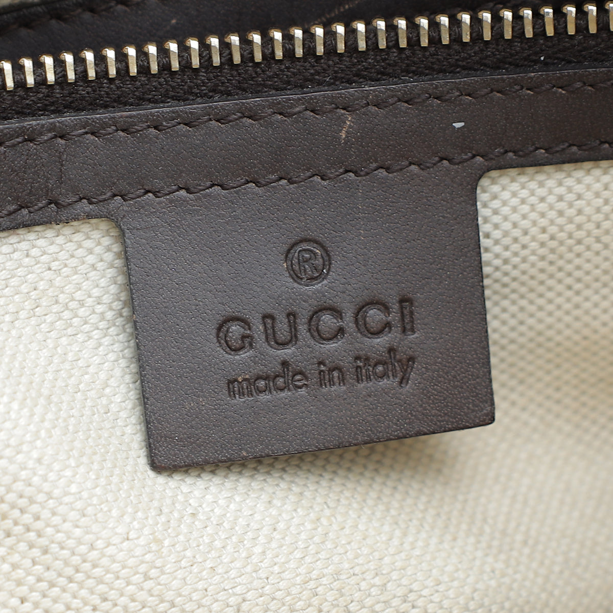 Gucci Bicolor GG Web Joy Boston Medium Bag