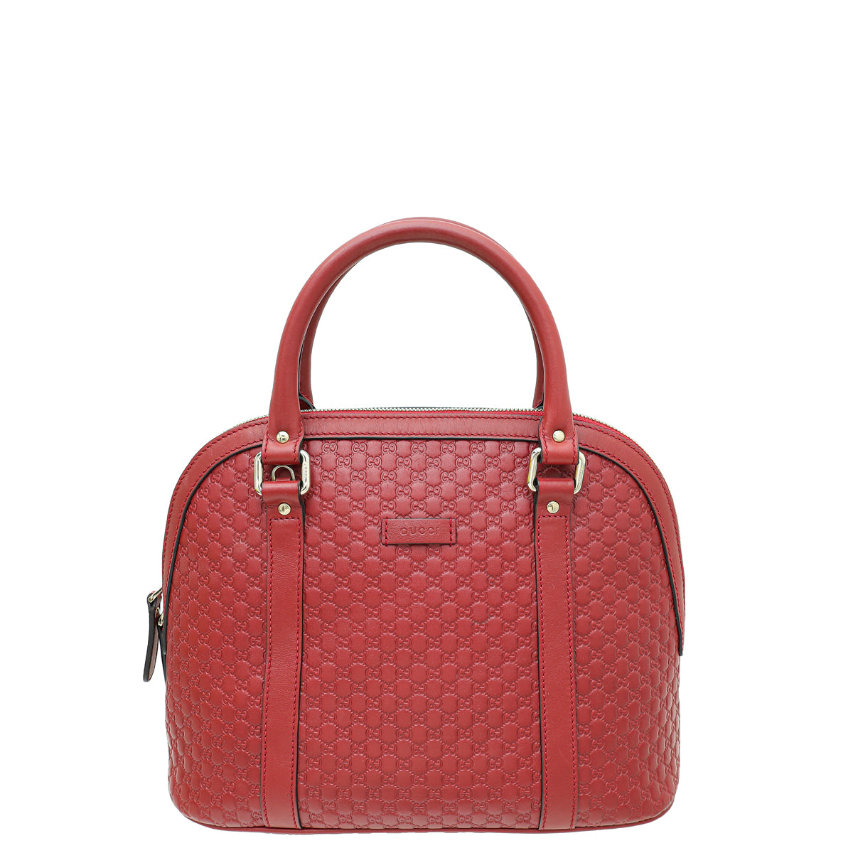 Gucci Red Microguccissima Dome Satchel Medium Bag-Gucci-THE CLOSET
