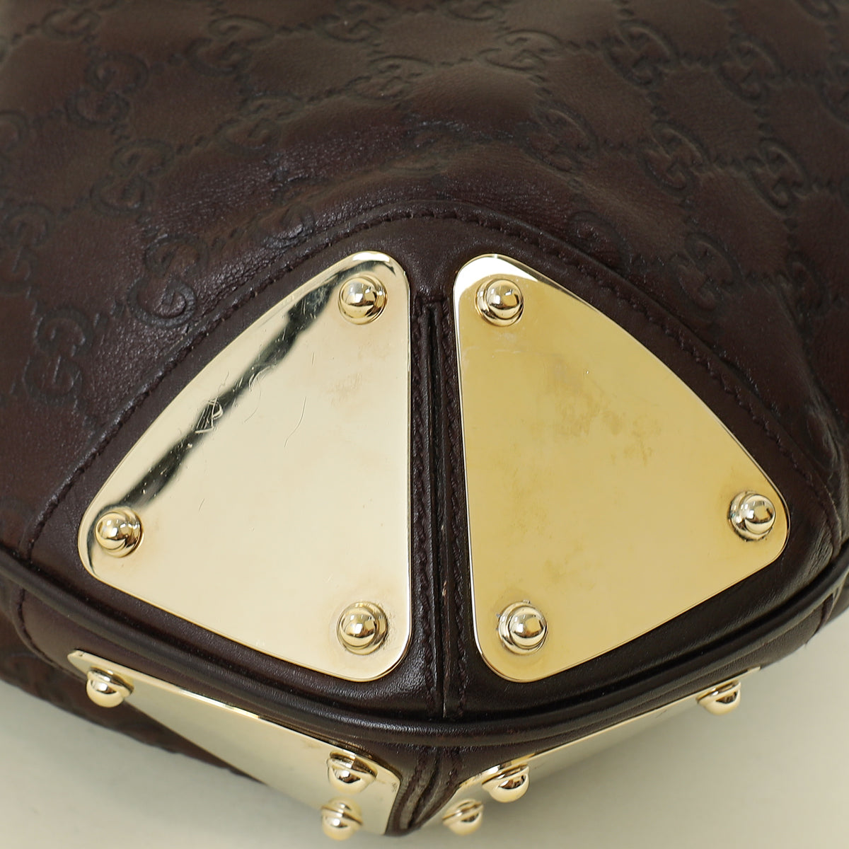 Gucci Chocolate Brown Guccissima Indy Hobo Bag – THE CLOSET