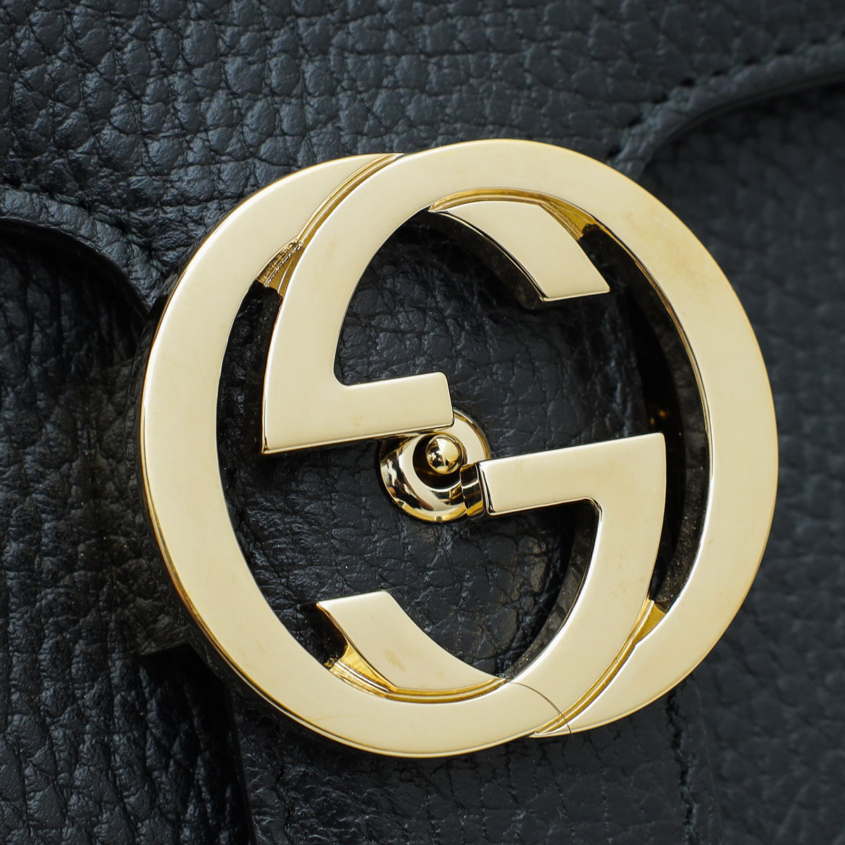 Gucci Black Small Interlocking G Shoulder Bag