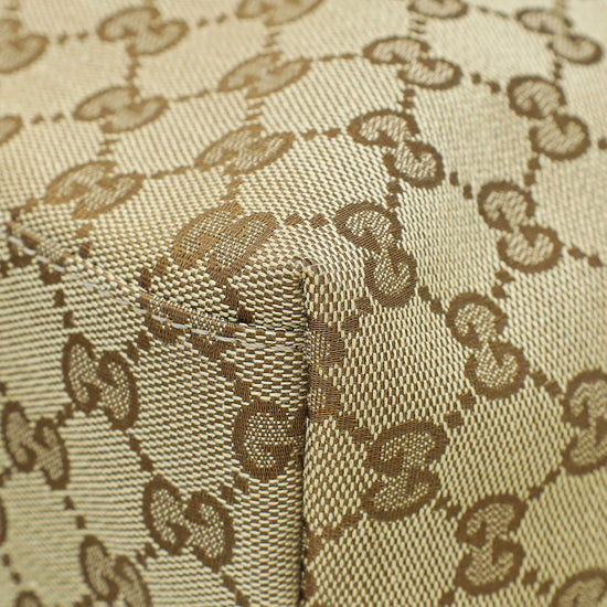 Gucci Ebony GG Web Diaper Large Tote Bag