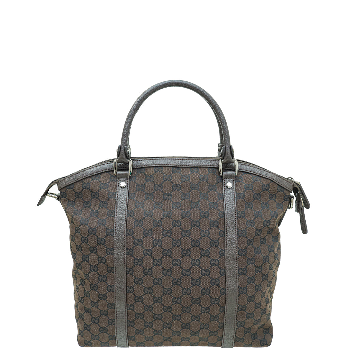 Gucci Chocolate GG Tote Large Bag-Gucci-THE CLOSET
