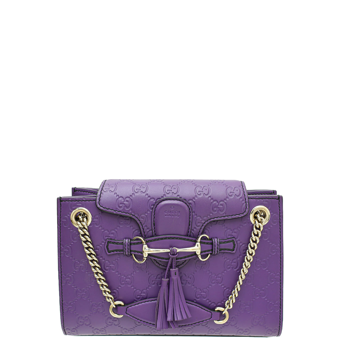 Gucci Violet Guccissima Emily Small Chain Bag-Gucci-THE CLOSET