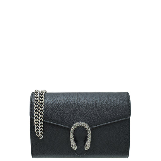 Gucci Black Dionysus Mini Chain Shoulder Bag