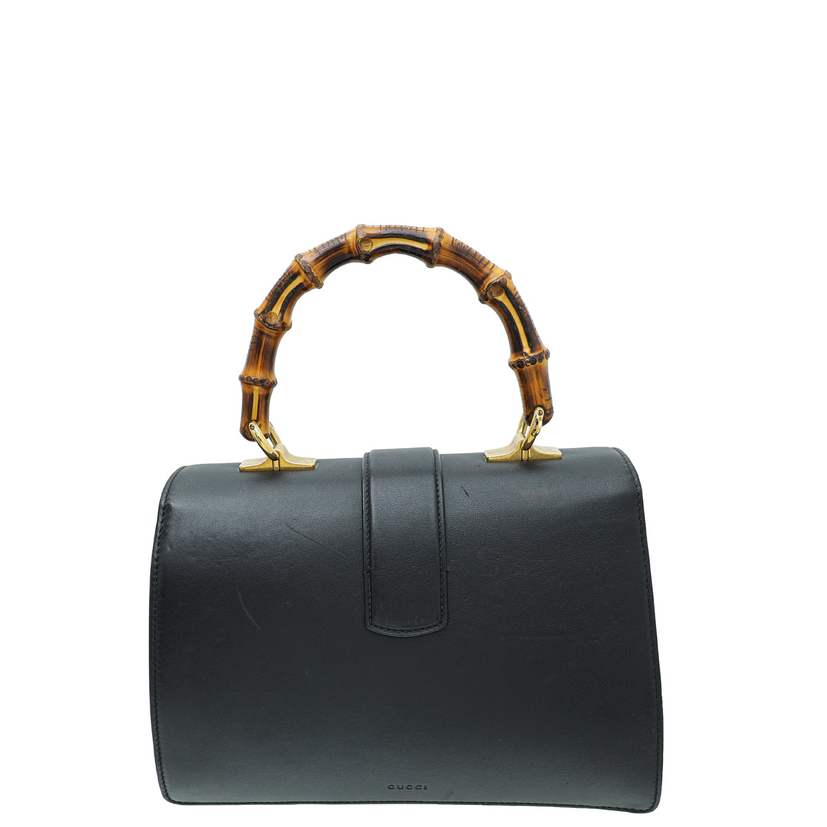Gucci Black Dionysus Bamboo Top Handle Small Bag-Gucci-THE CLOSET