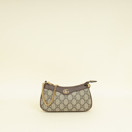 Gucci Bicolor GG Supreme Ophidia Mini Bag