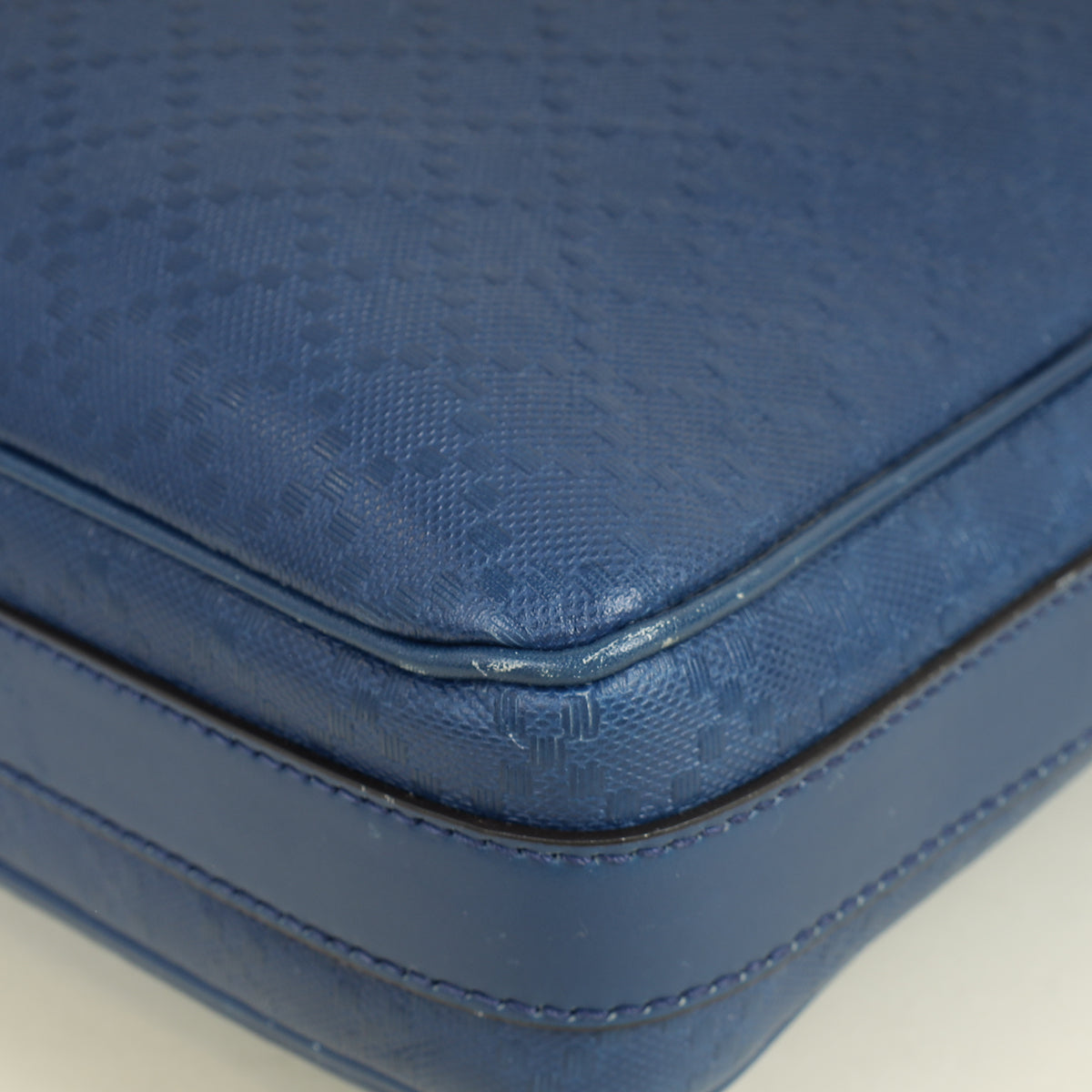 Gucci Blue Diamante Textured Briefcase – THE CLOSET