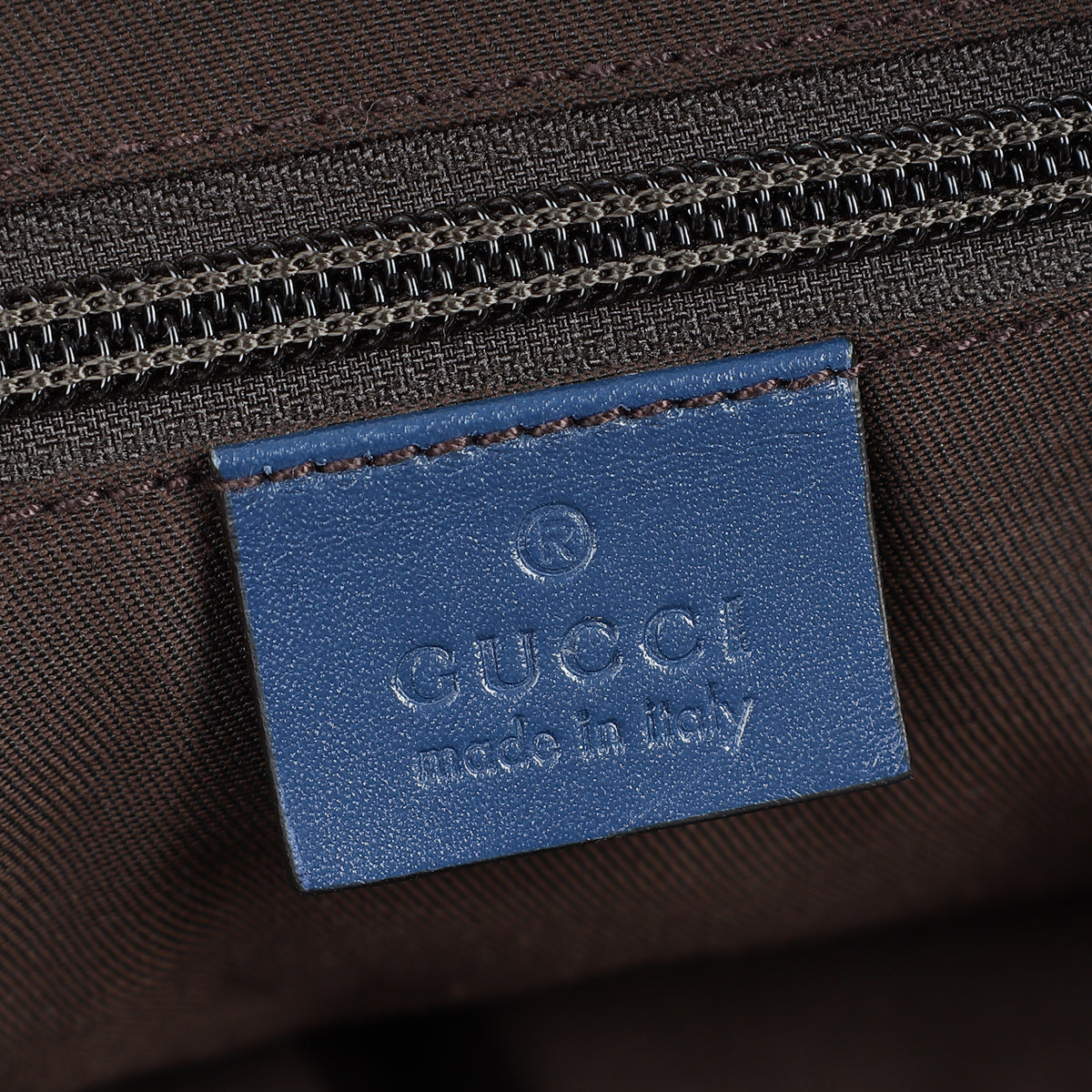 Gucci Blue Diamante Textured Briefcase – THE CLOSET