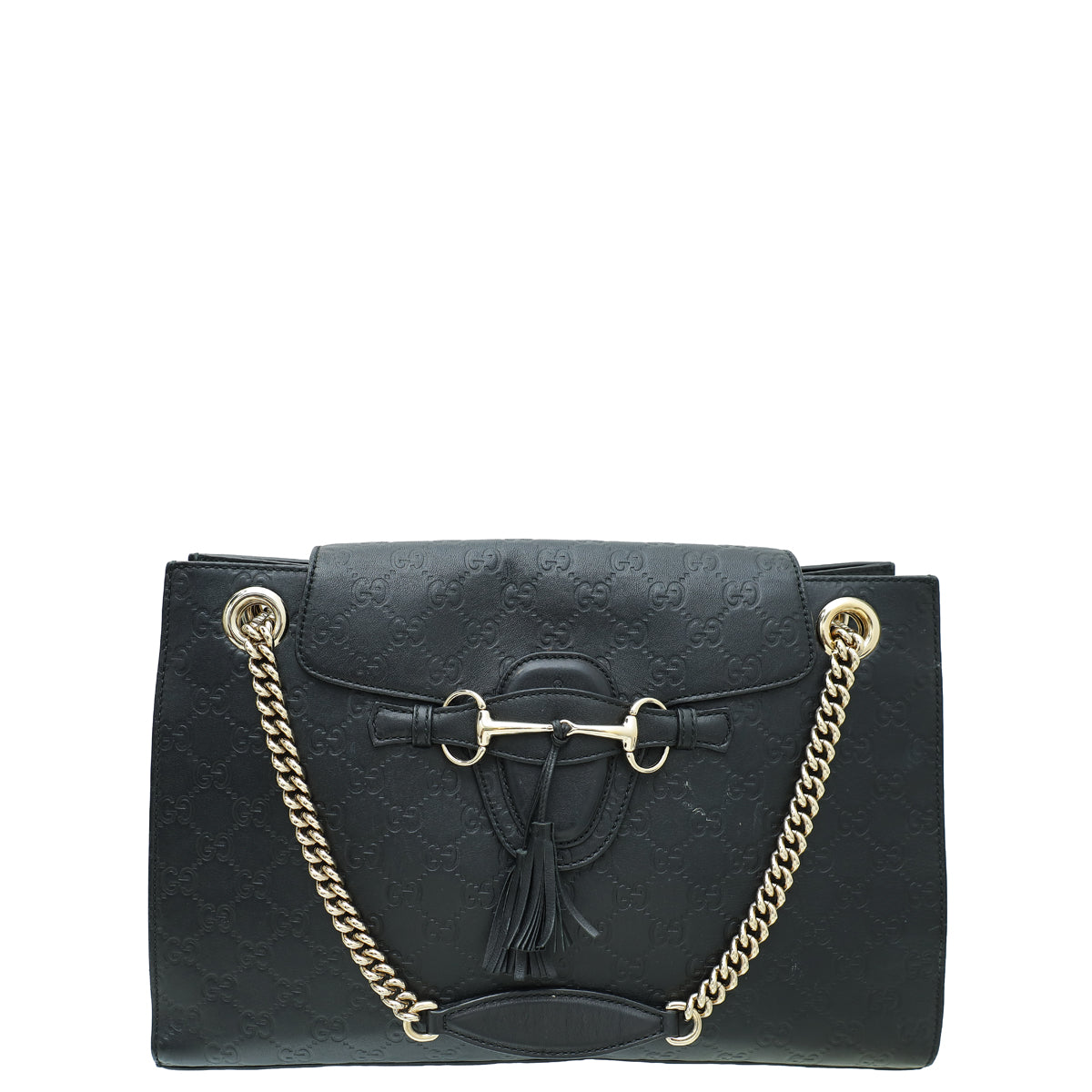 Gucci Black GG Guccissima Emily Large Bag-Gucci-THE CLOSET