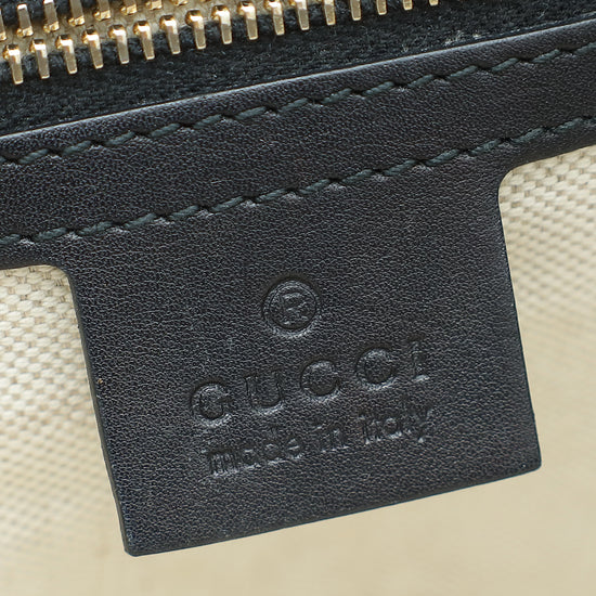 Gucci Black GG Guccissima Emily Large Bag
