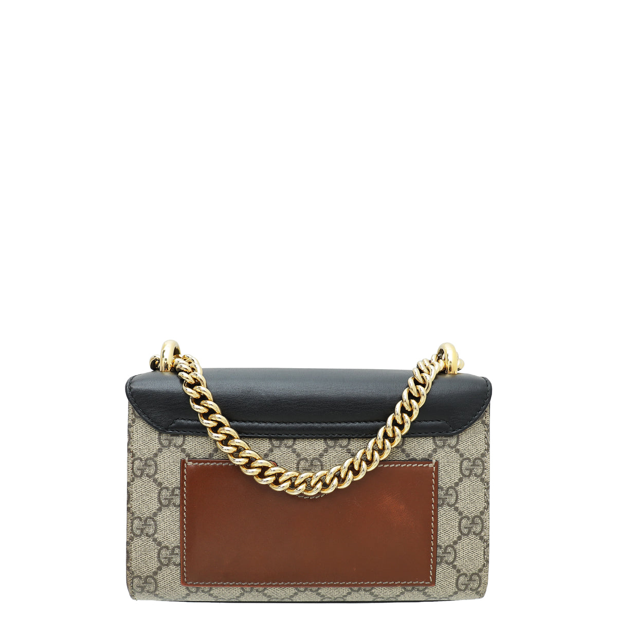 Gucci Tricolor GG Supreme Padlock Small Shoulder Bag-Gucci-THE CLOSET