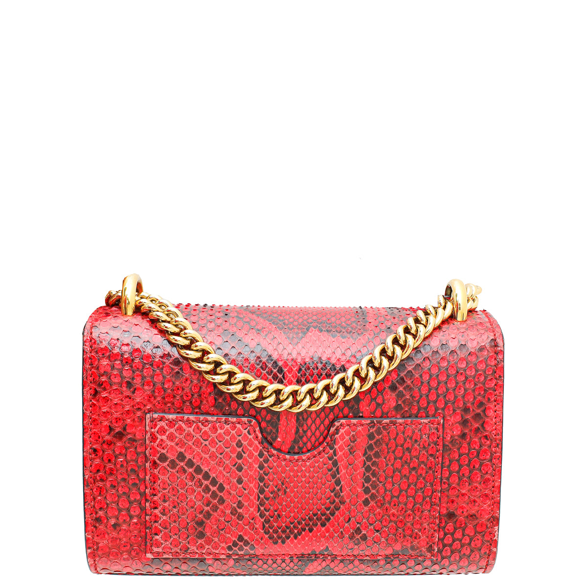 Gucci Bicolor Python Padlock Small Shoulder Bag-Gucci-THE CLOSET