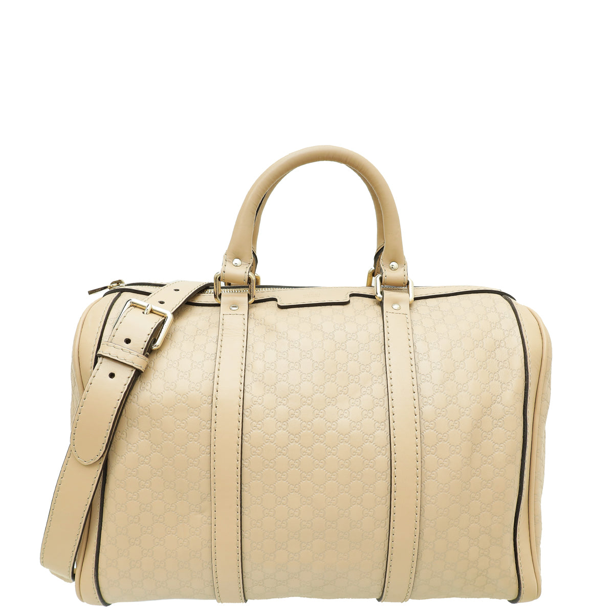 Gucci Beige Microguccissima Joy Boston Bag-Gucci-THE CLOSET