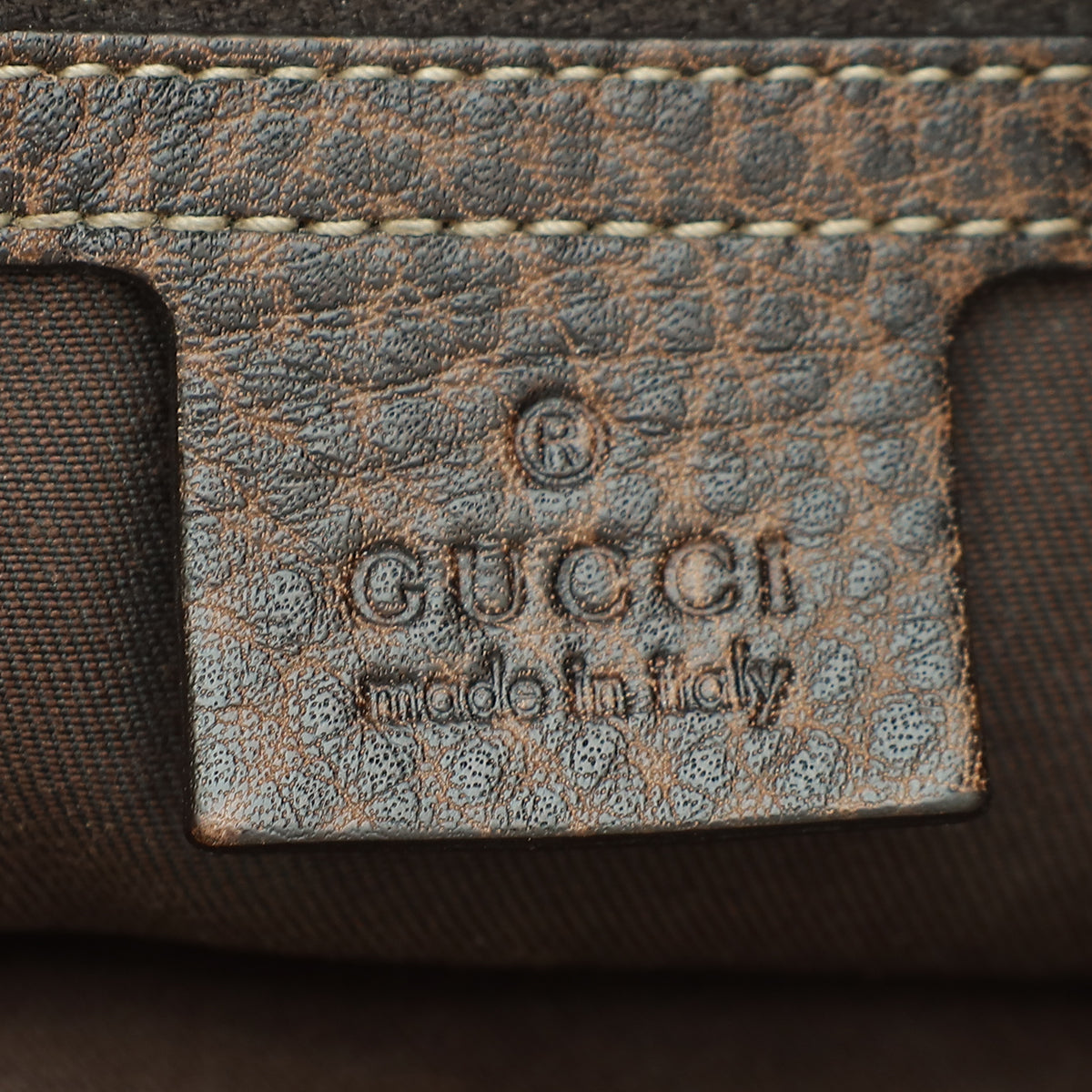 Gucci Chocolate Brown Guccissima New Pelham Tote Bag