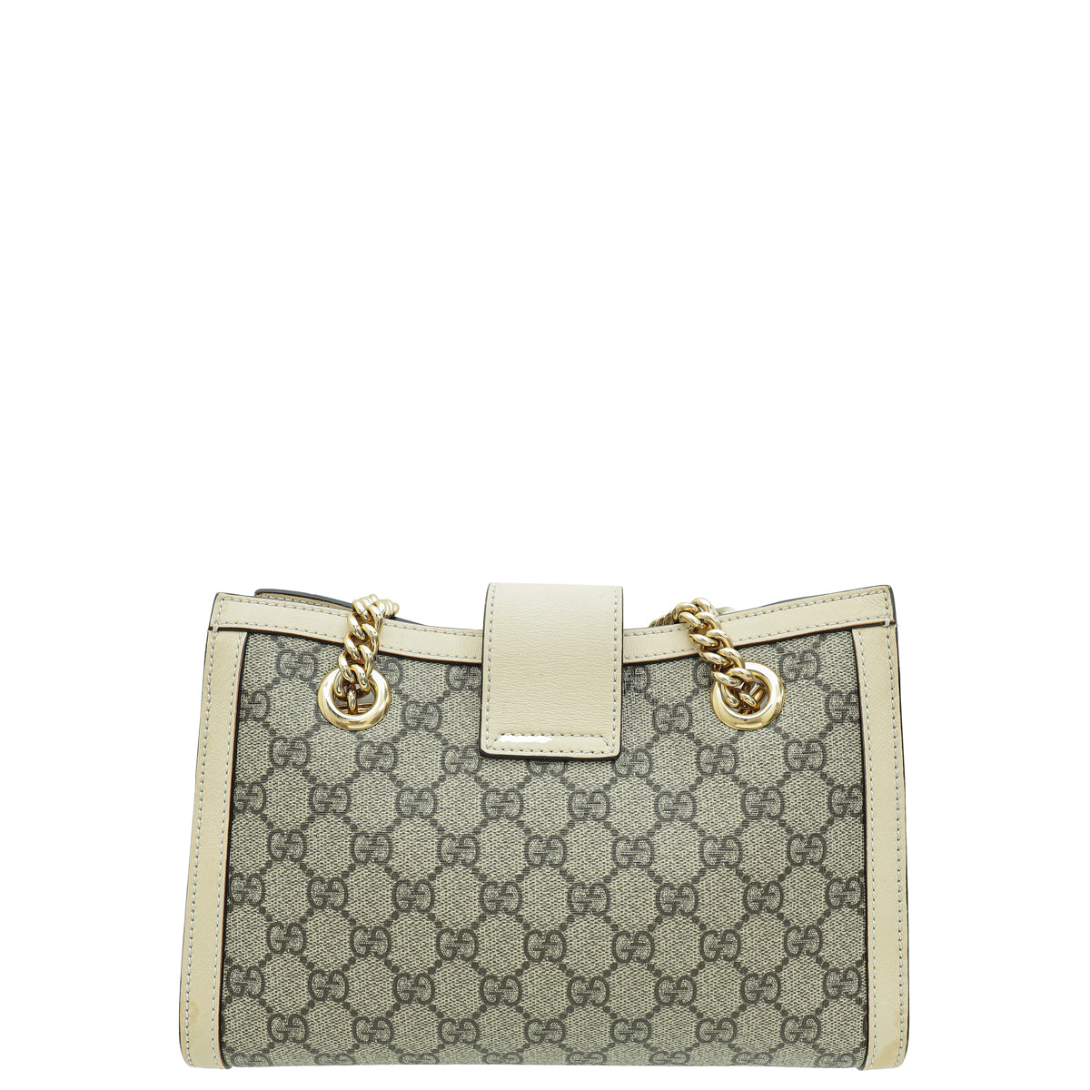 Gucci Bicolor GG Supreme Padlock Small Shoulder Bag-Gucci-THE CLOSET