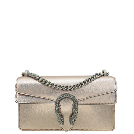 Gucci Metallic Pink Dionysus Small Bag