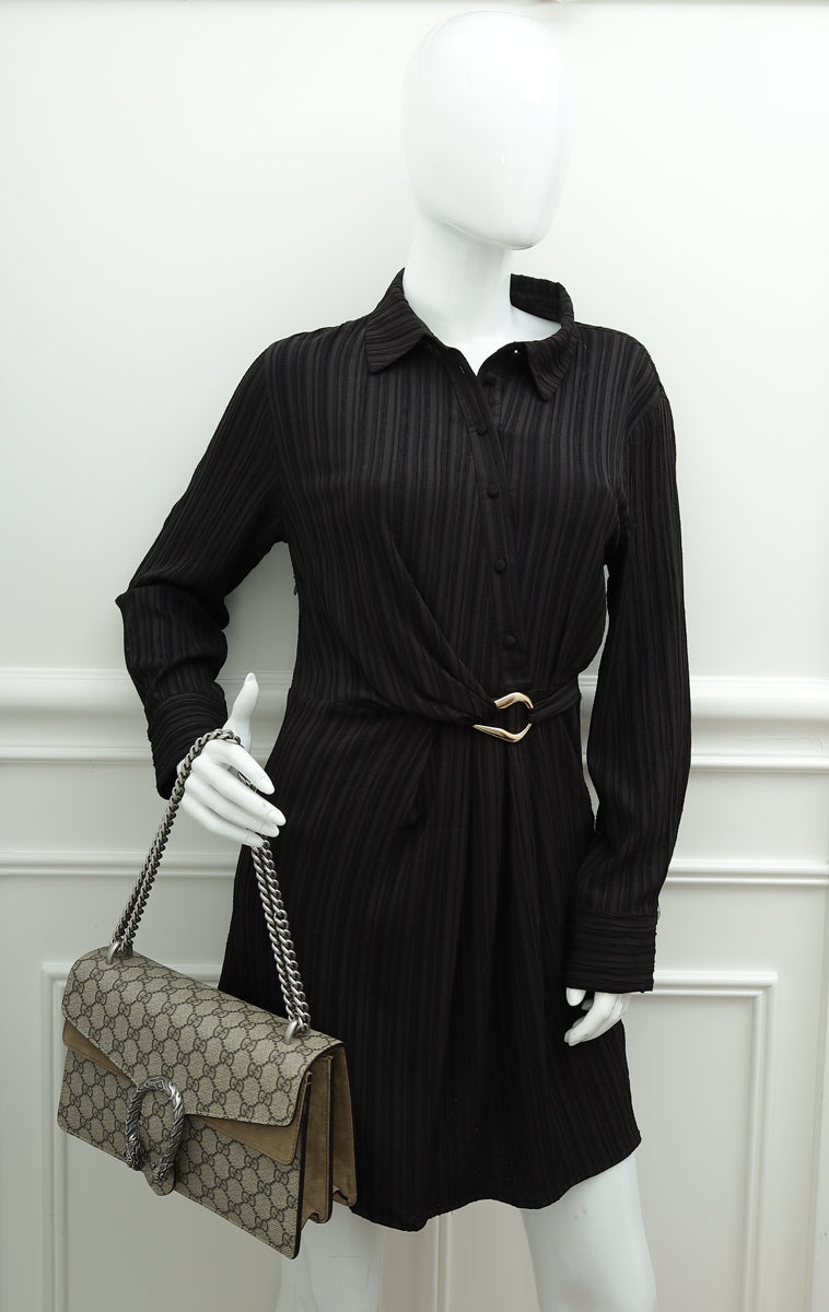 Gucci Ebony GG Supreme Dionysus Small Shoulder Bag