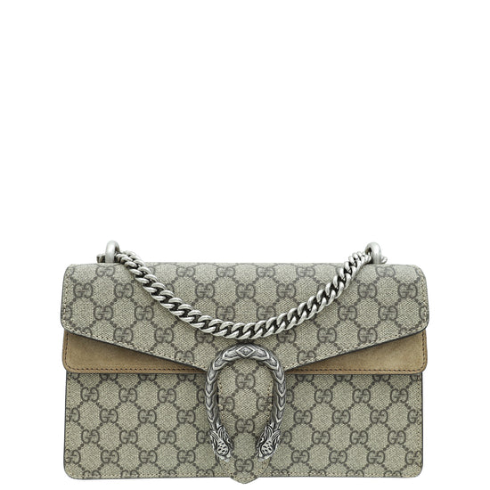 Gucci Ebony GG Supreme Dionysus Small Shoulder Bag