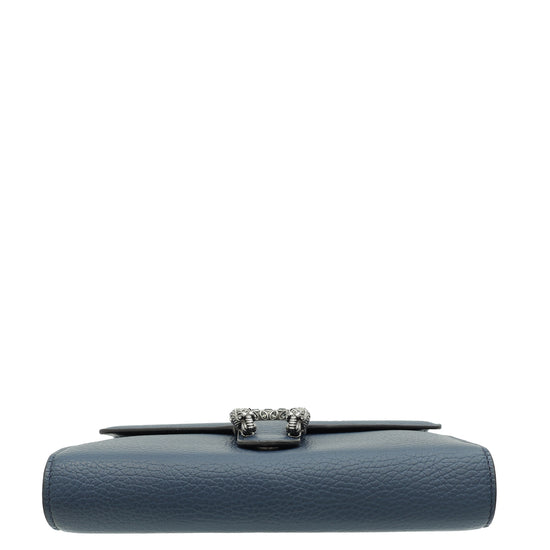 Gucci Navy Blue Dionysus Mini Chain Bag-Gucci-THE CLOSET