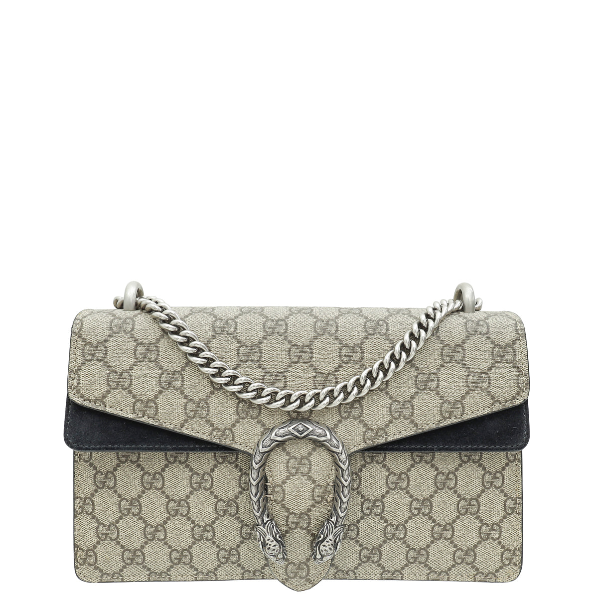 Gucci Bicolor GG Supreme Dionysus Small Shoulder Bag-Gucci-THE CLOSET