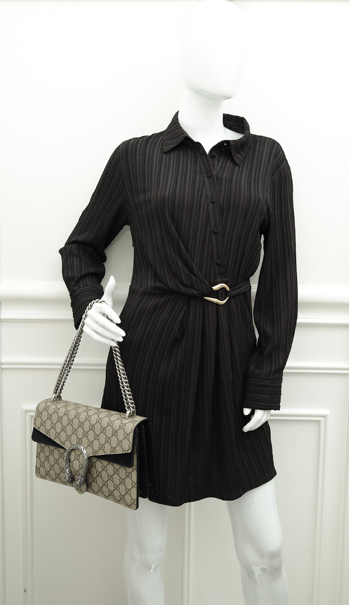 Gucci Bicolor GG Supreme Dionysus Small Shoulder Bag-Gucci-THE CLOSET