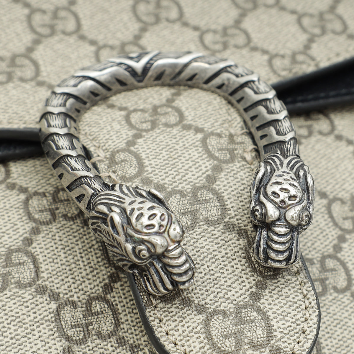 Gucci Bicolor GG Supreme Dionysus Small Shoulder Bag-Gucci-THE CLOSET