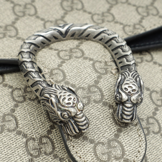 Gucci Bicolor GG Supreme Dionysus Small Shoulder Bag-Gucci-THE CLOSET