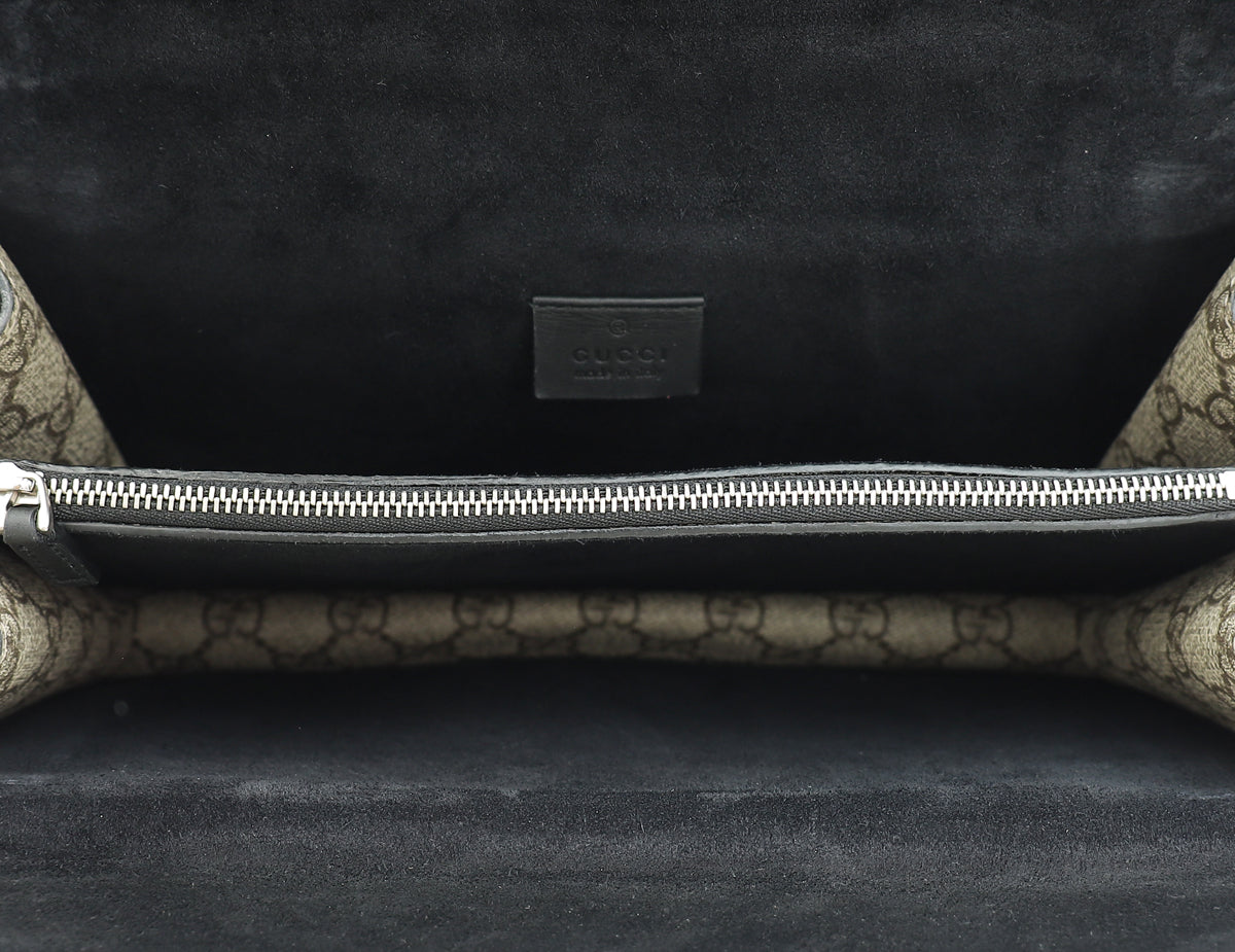 Gucci Bicolor GG Supreme Dionysus Small Shoulder Bag-Gucci-THE CLOSET