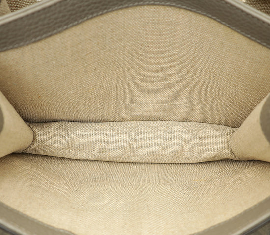 Gucci Grey Interlocking G Small Shoulder Bag-Gucci-THE CLOSET