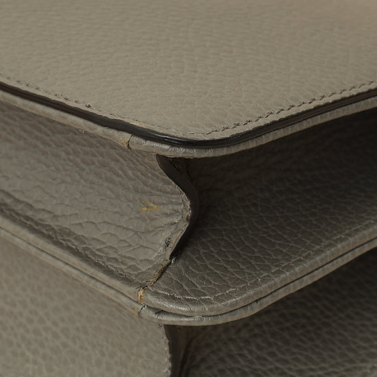 Gucci Grey Interlocking G Small Shoulder Bag-Gucci-THE CLOSET