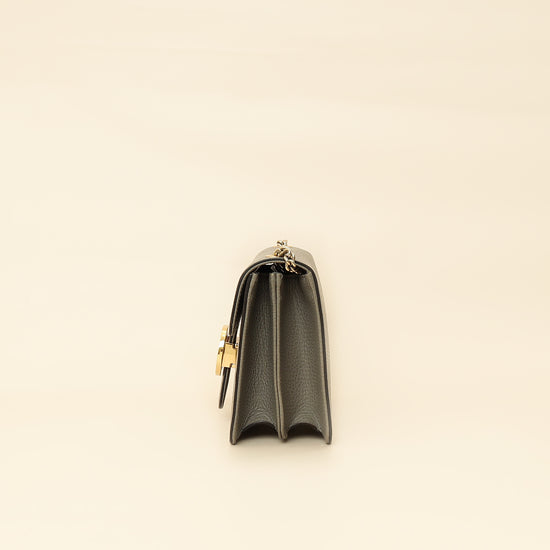 Gucci Grey Interlocking G Small Shoulder Bag-Gucci-THE CLOSET