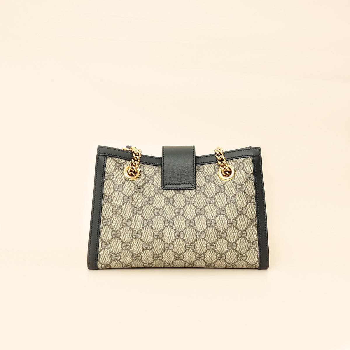 Gucci Bicolor GG Supreme Padlock Tote Small Bag-Gucci-THE CLOSET
