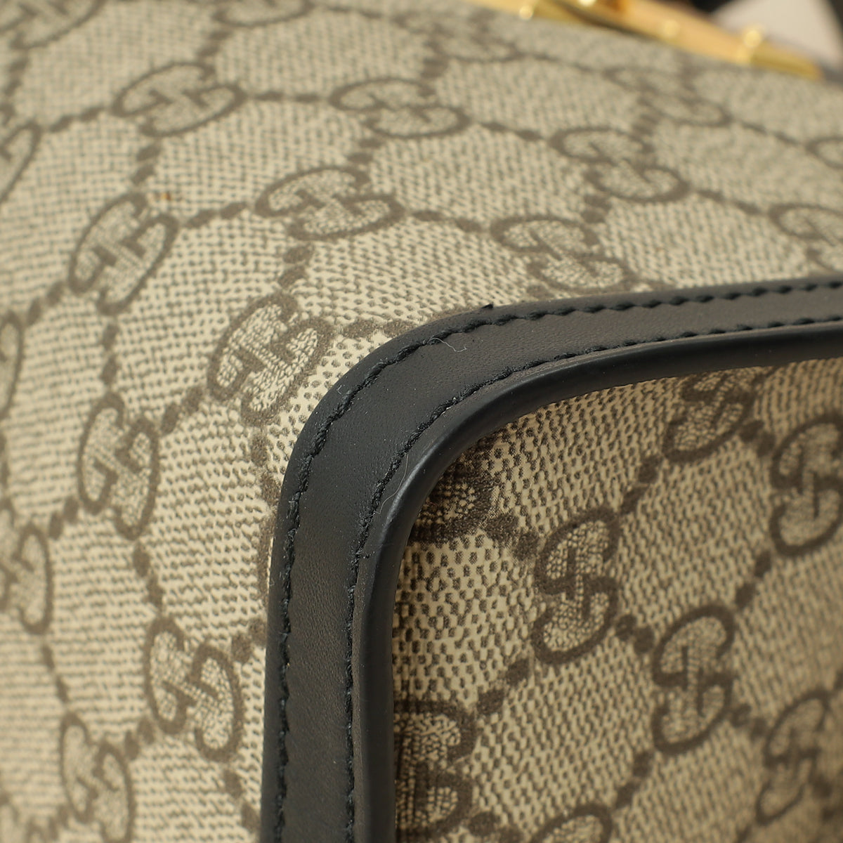 Gucci Bicolor GG Supreme Padlock Tote Small Bag-Gucci-THE CLOSET