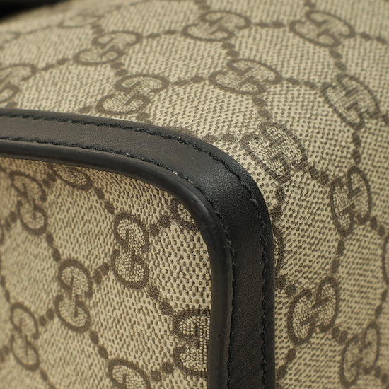 Gucci Bicolor GG Supreme Padlock Tote Small Bag-Gucci-THE CLOSET