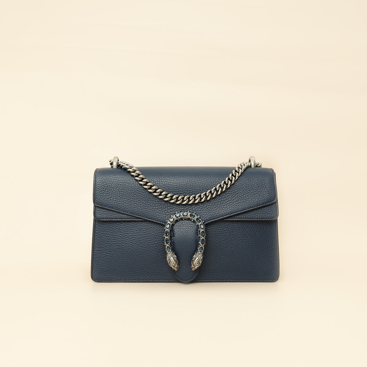 Gucci Navy Blue Dionysus Small Shoulder Bag-Gucci-THE CLOSET