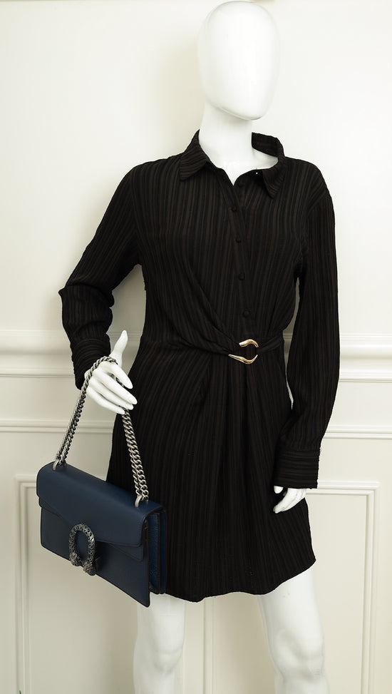 Gucci Navy Blue Dionysus Small Shoulder Bag-Gucci-THE CLOSET