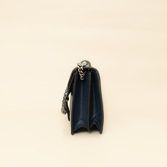 Gucci Navy Blue Dionysus Small Shoulder Bag-Gucci-THE CLOSET